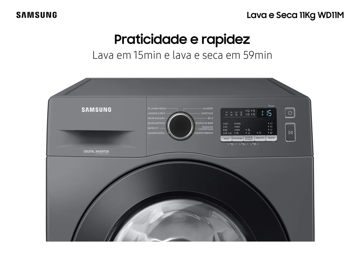 Lava e Seca Samsung WD11M