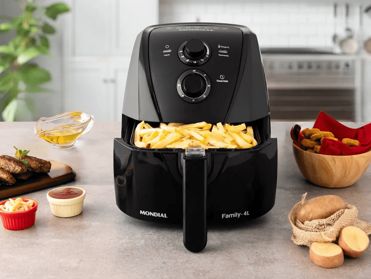 Air Fryer Mondial AFN-40-BF Preta com Timer